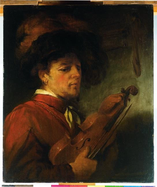 Uomo con violino